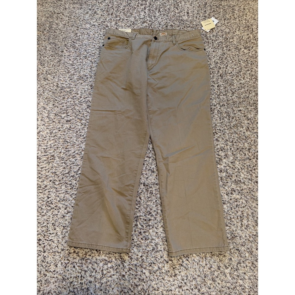 Timberland New Men's Classic Fit Straight‎ Leg Cotton Chino Pants Khaki Sz 38x30